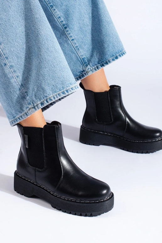 juodos spalvos Moteriški batai BIG... juodos spalvos Moteriški batai BIG...