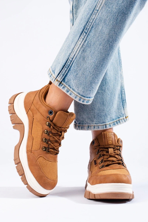 batai rudos spalvos moterų BIG STAR... batai rudos spalvos moterų BIG STAR...