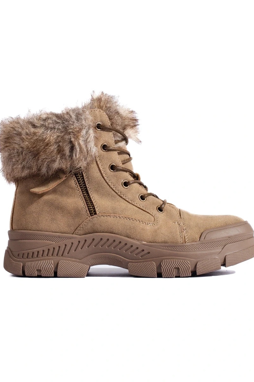 rudos spalvos Moteriški batai su... rudos spalvos Moteriški batai su...