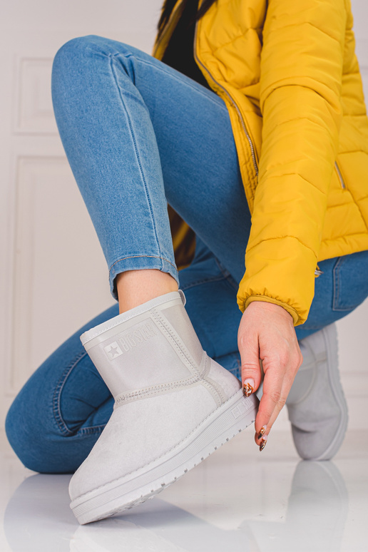 pilkos spalvos Moteriški sniego batai...