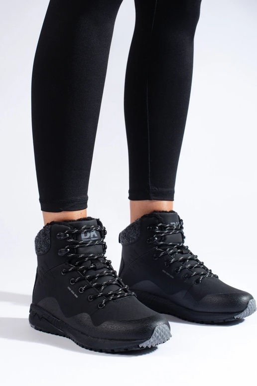 juodos spalvos aukštas Trekingo batai...