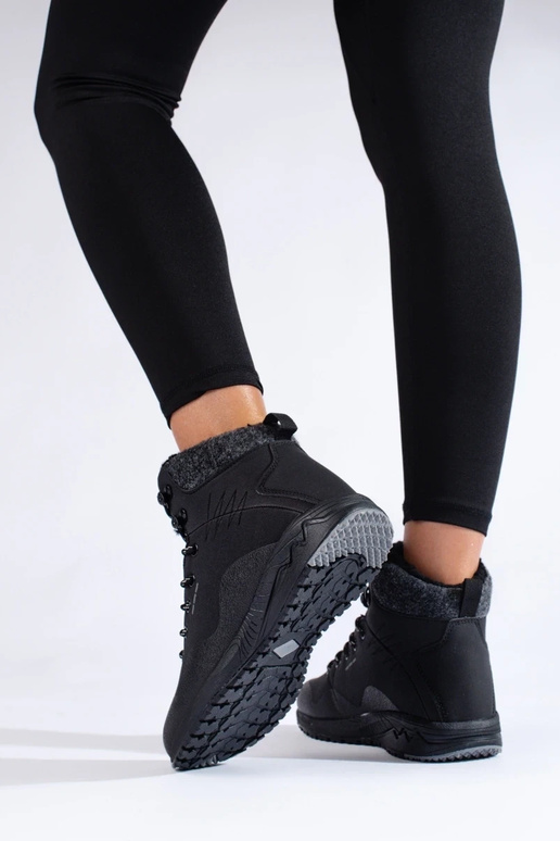 juodos spalvos aukštas Trekingo batai...