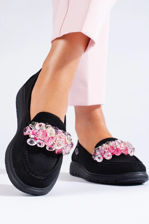 Mokasinai su platforma iš zomšos... Mokasinai su platforma iš zomšos...