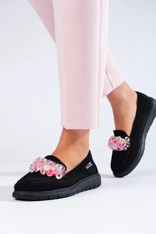 Mokasinai su platforma iš zomšos... Mokasinai su platforma iš zomšos...