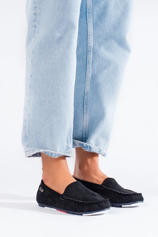 juodos spalvos mokasinai  Shelovet