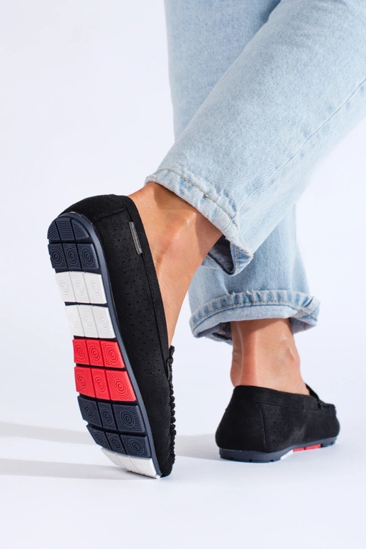 juodos spalvos mokasinai  Shelovet