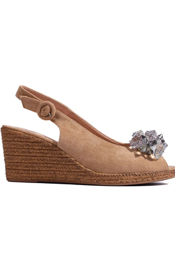 sandalai espadrilės  smėlio...