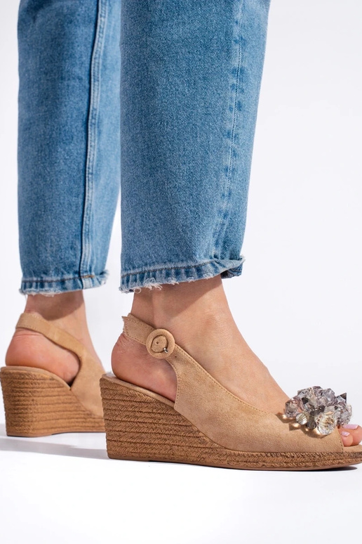 sandalai espadrilės  smėlio spalvos... sandalai espadrilės  smėlio spalvos...