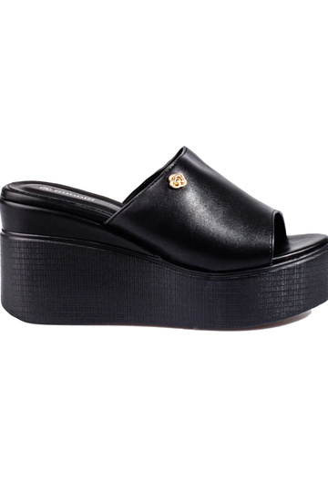 Moteriškos šlepetės juodos