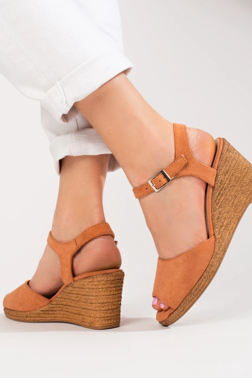 rudos spalvos sandalai  W. Potocki rudos spalvos sandalai  W. Potocki