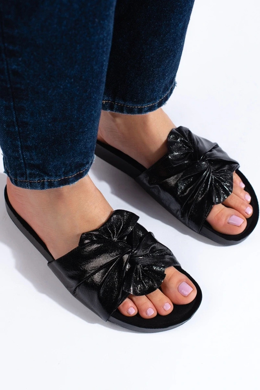 Šlepetės   juodos spalvos Shelovet