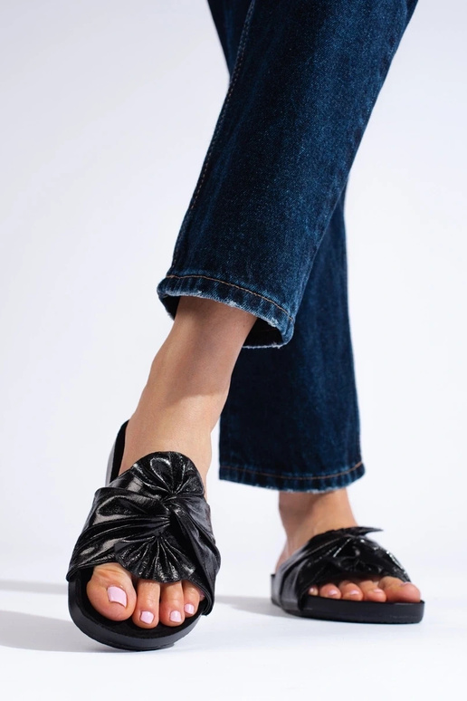 Šlepetės   juodos spalvos Shelovet