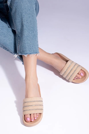 smėlio spalvos Šlepetės... 2