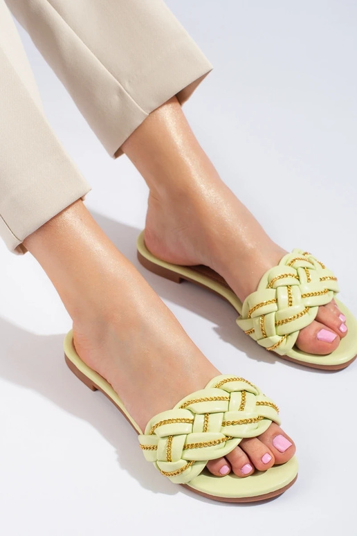 Elegantiško stiliaus  Šlepetės   su...