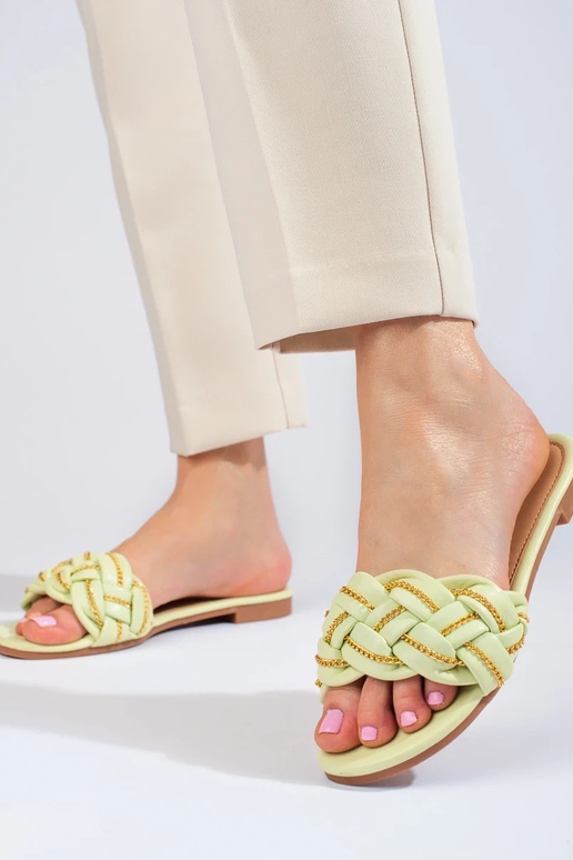 Elegantiško stiliaus  Šlepetės   su...