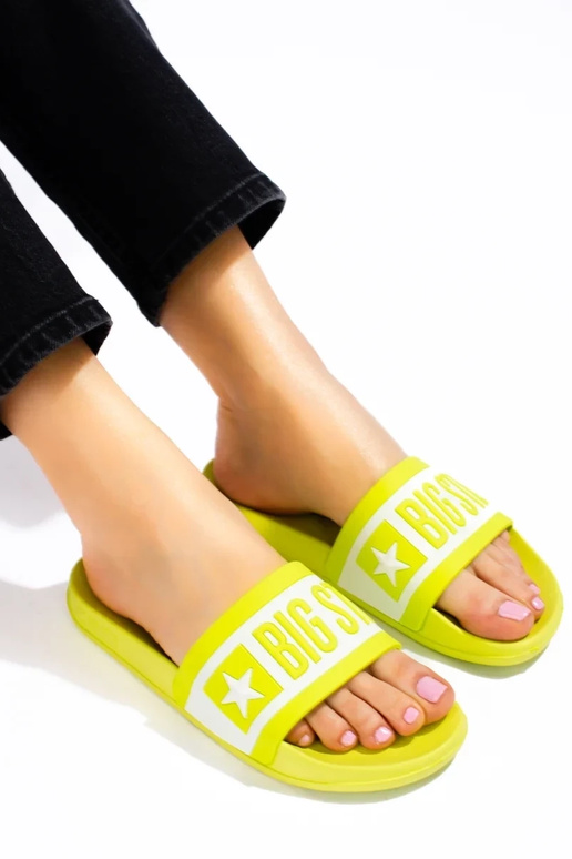 Šlepetės  zółte Big Star ll274742