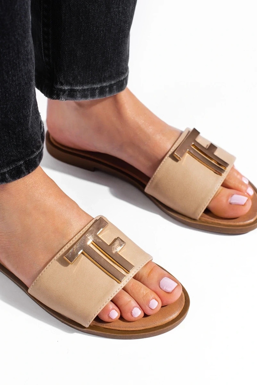 Šlepetės   smėlio spalvos Potocki