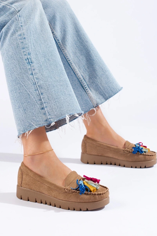 iš zomšos rudos spalvos mokasinai... iš zomšos rudos spalvos mokasinai...