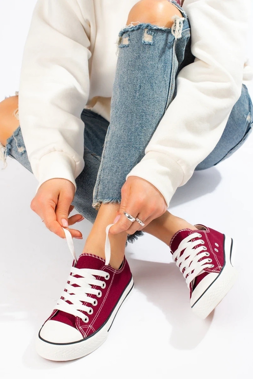 batai bordinės spalvos Shelovet