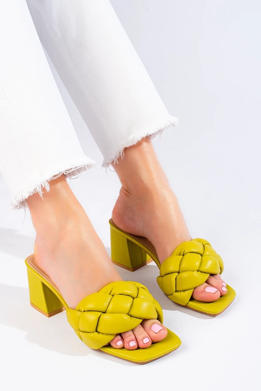 žalios spalvos  Šlepetės   Shelovet