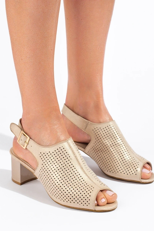 sandalai iš zomšos  Shelovet sandalai iš zomšos  Shelovet