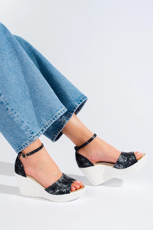 basutės   juodos-baltos spalvos Shelovet basutės   juodos-baltos spalvos Shelovet