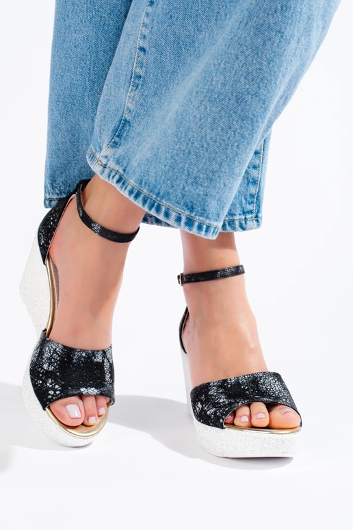 basutės   juodos-baltos spalvos Shelovet basutės   juodos-baltos spalvos Shelovet