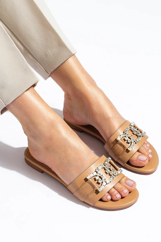 smėlio spalvos Šlepetės   Shelovet smėlio spalvos Šlepetės   Shelovet