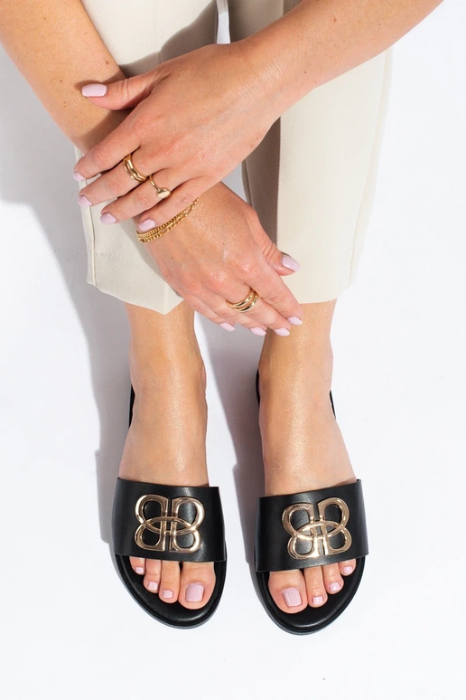 Klasikinio modelio  Šlepetės  juodos...