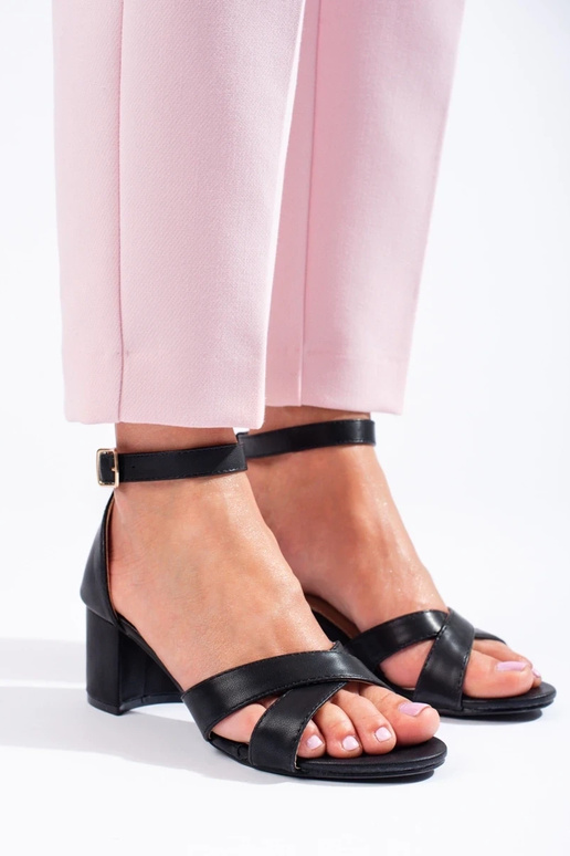 basutės   Shelovet juodos spalvos basutės   Shelovet juodos spalvos