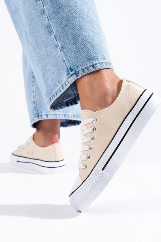 batai smėlio spalvos Shelovet