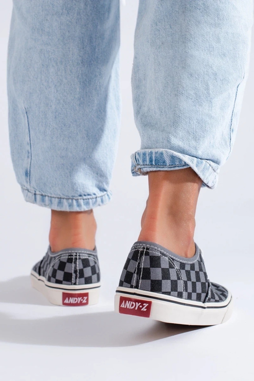 Juodos ir-pilkos spalvos batai  Shelovet Juodos ir-pilkos spalvos batai  Shelovet