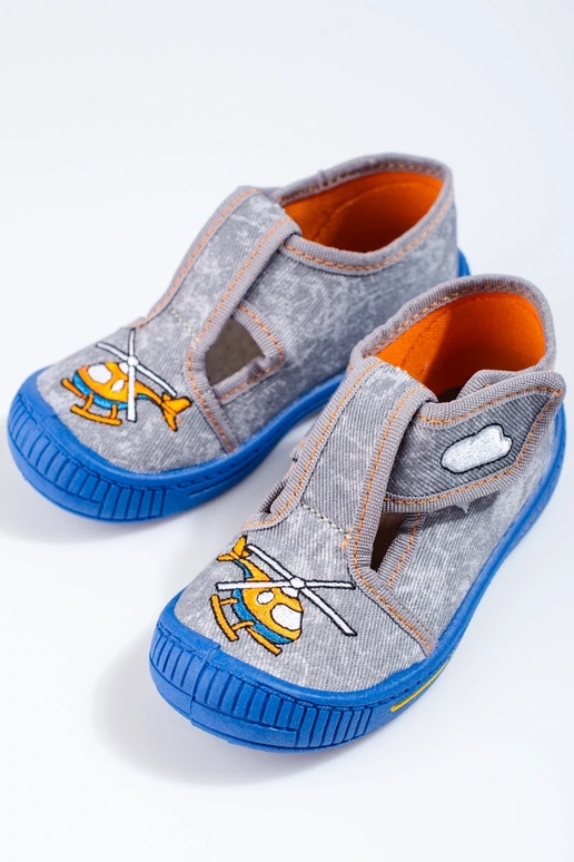 pilkos spalvos Šlepetės   Shelovet