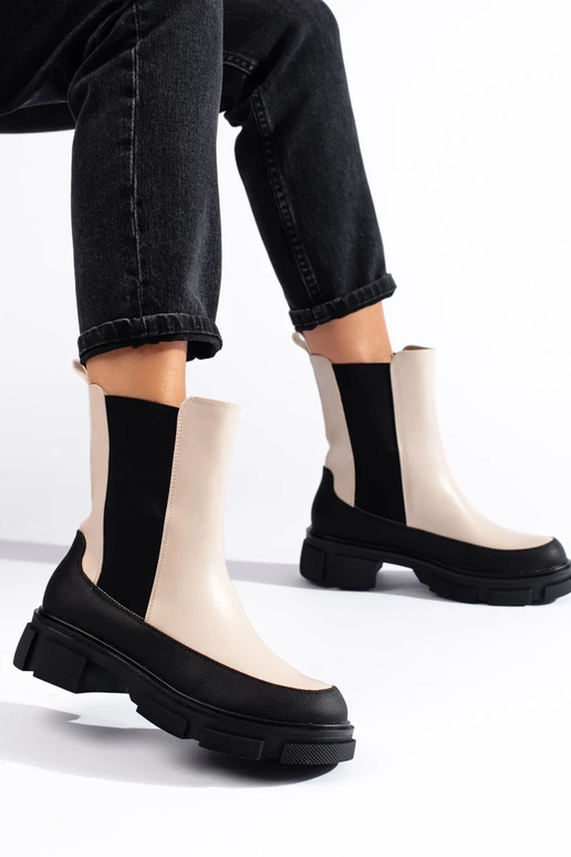 smėlio spalvos Moteriški batai moterų