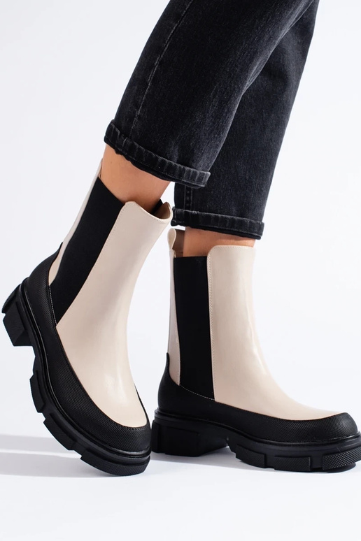 smėlio spalvos Moteriški batai moterų