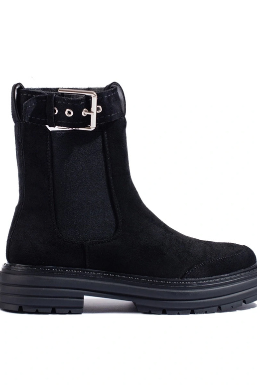 juodos spalvos iš zomšos batai su... juodos spalvos iš zomšos batai su...