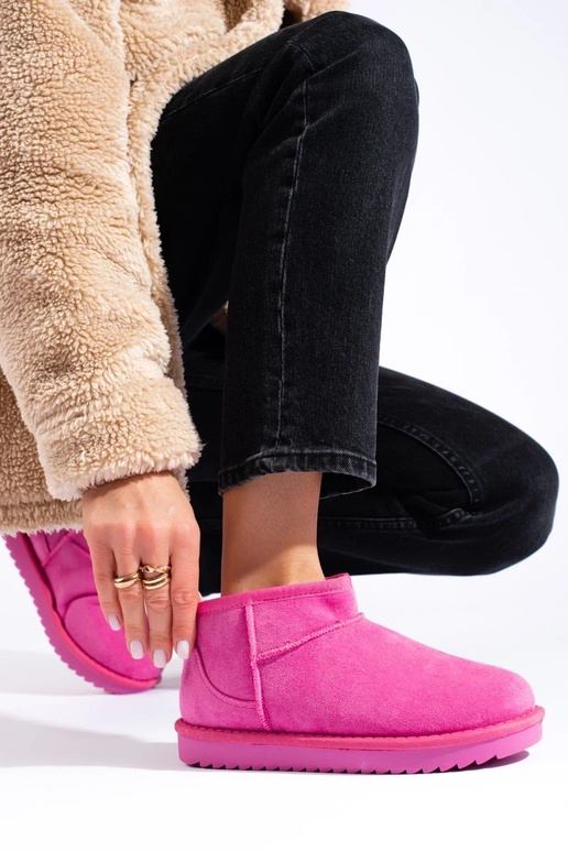 rožinės spalvos Moteriški sniego batai