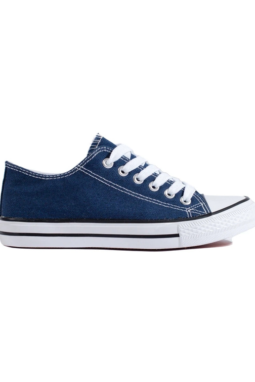 Klasikinio modelio mėlynos spalvos batai