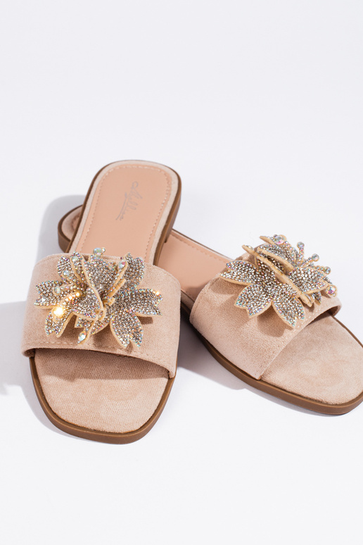 smėlio spalvos Šlepetės smėlio spalvos Šlepetės