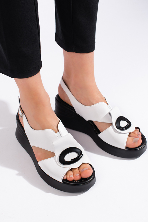 sandalai  baltos spalvos sandalai  baltos spalvos