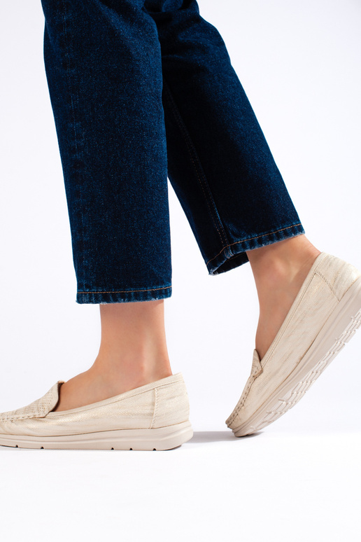 smėlio spalvos moteriški mokasinai smėlio spalvos moteriški mokasinai