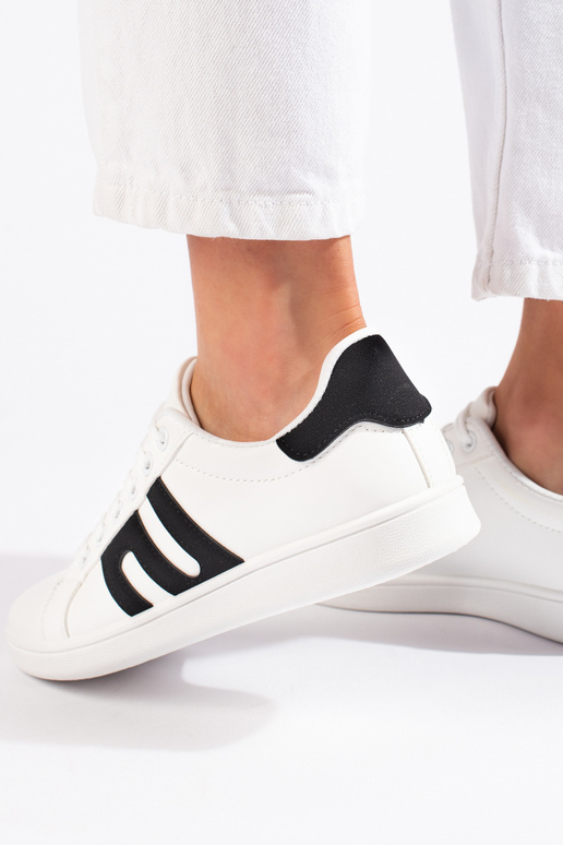 Baltos-juodos spalvos Moteriški batai