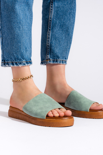 žalios spalvos  Šlepetės... 2