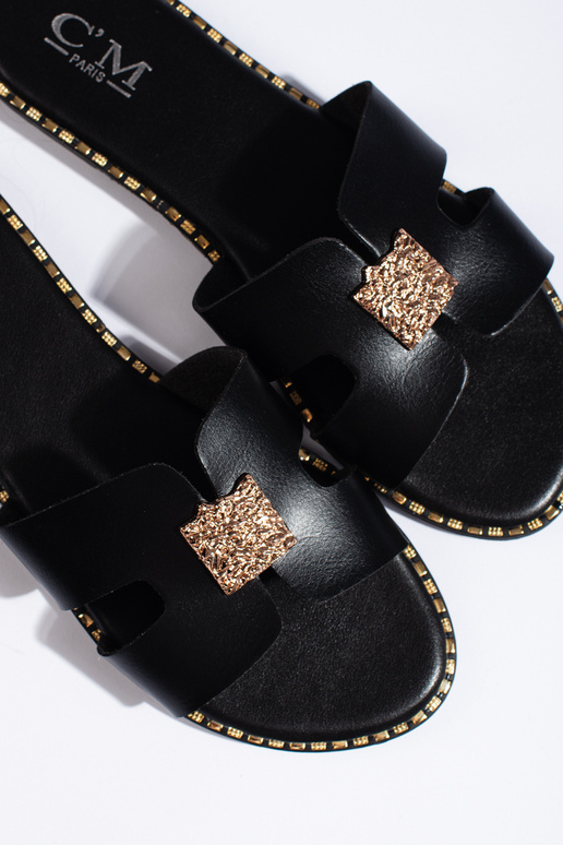 juodos spalvos  Šlepetės