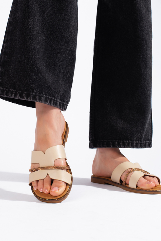 Elegantiško stiliaus  smėlio spalvos...