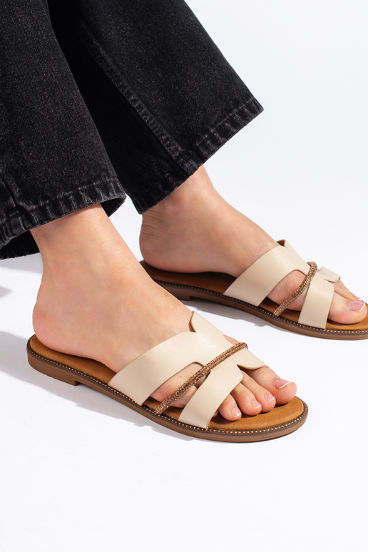 Elegantiško stiliaus  smėlio spalvos...