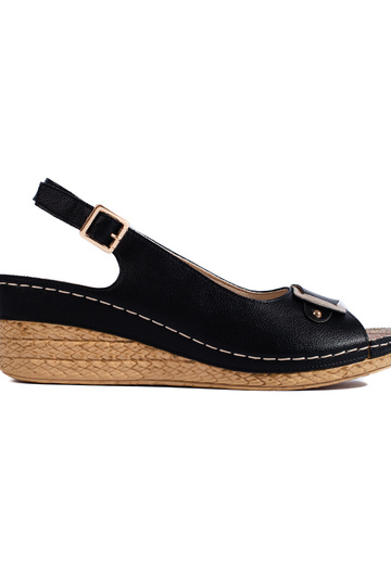 juodos spalvos espadrilės
