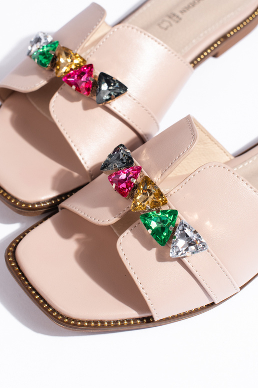 smėlio spalvos Šlepetės smėlio spalvos Šlepetės