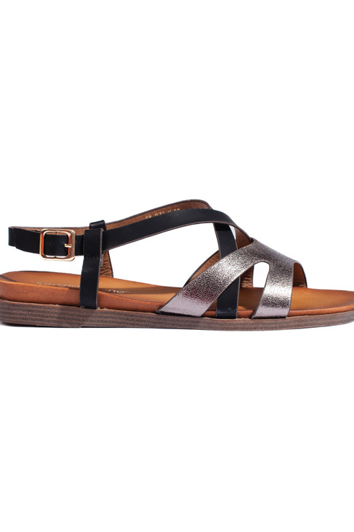 juodos spalvos  sandalai  Sergio Leone