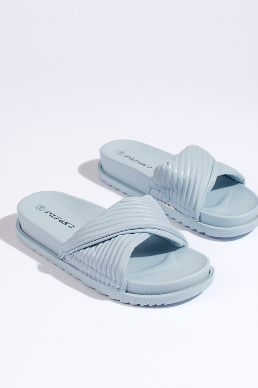 mėlynos spalvos  Šlepetės